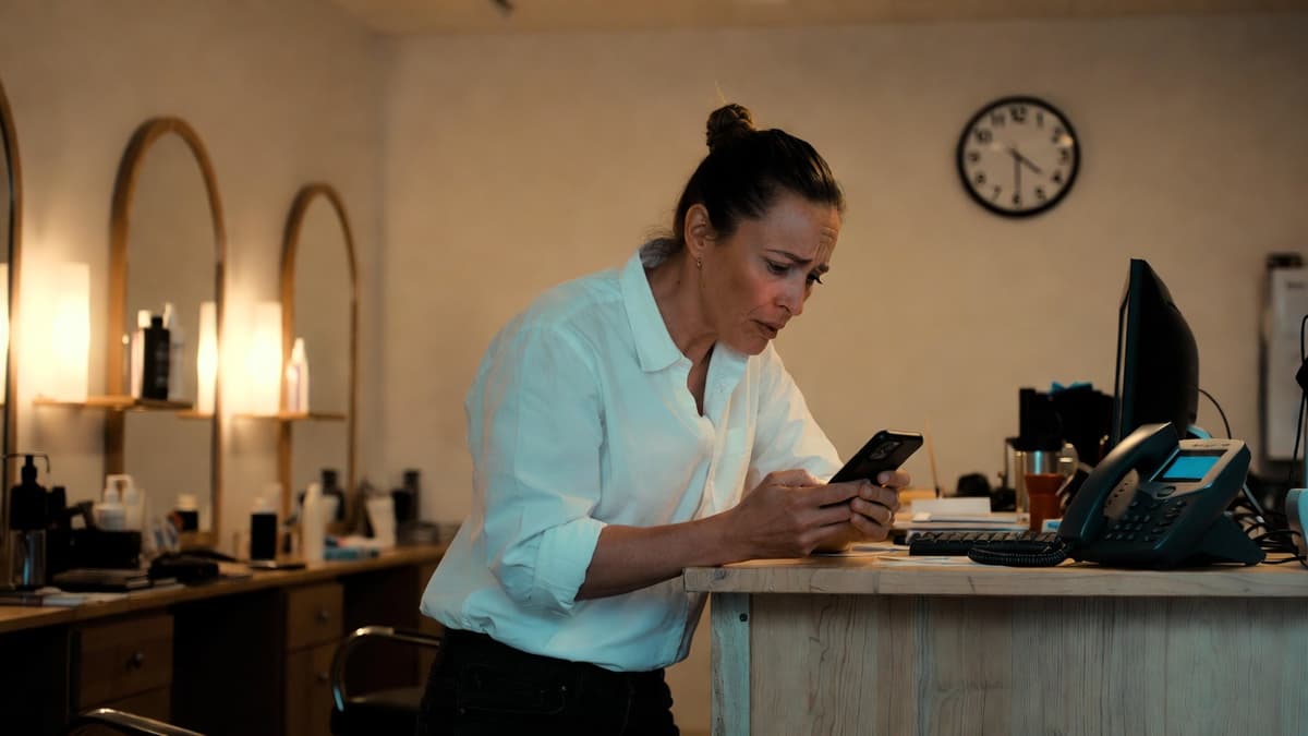 Busy entrepreneur neglecting social media